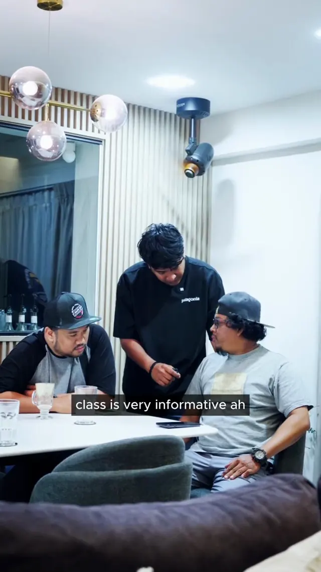 An older member giving feedback after an HBX session